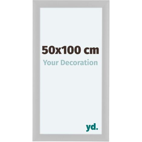 yd. - Cadre photo 50x100 - Blanc Mat - MDF - Como