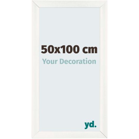 yd. - Cadre photo 50x100 - Blanc Patine - MDF - Pisa