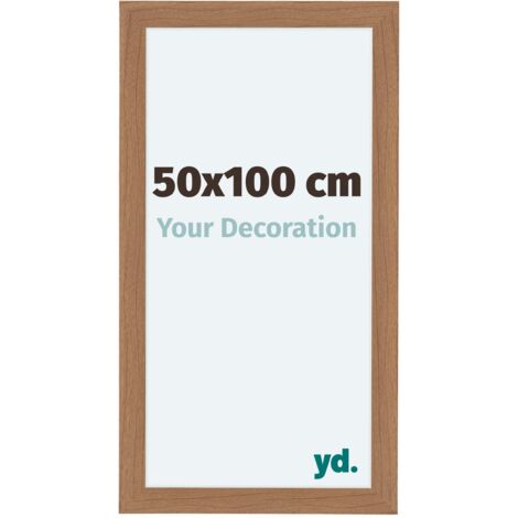yd. - Cadre photo 50x100 - Noyer clair - MDF - Como
