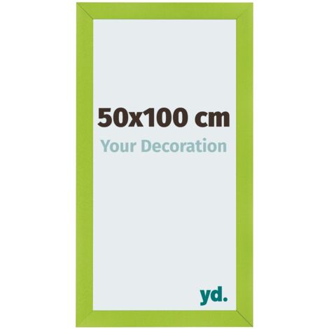 yd. - Cadre photo 50x100 - Vert - MDF - Pisa