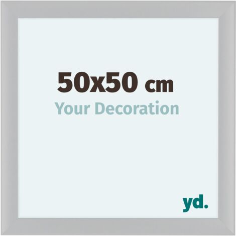 yd. - Cadre photo 50x50 - Blanc Brillant - MDF - Como