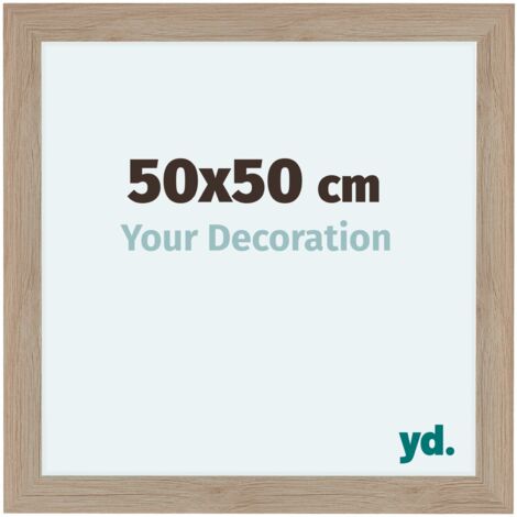 yd. - Cadre photo 50x50 - Chene Clair - MDF - Como