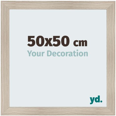 yd. - Cadre photo 50x50 - Chene Clair - MDF - Pisa