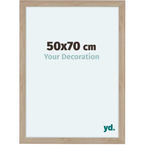 yd. - Cadre photo 50x70 - Chene Clair - MDF - Como