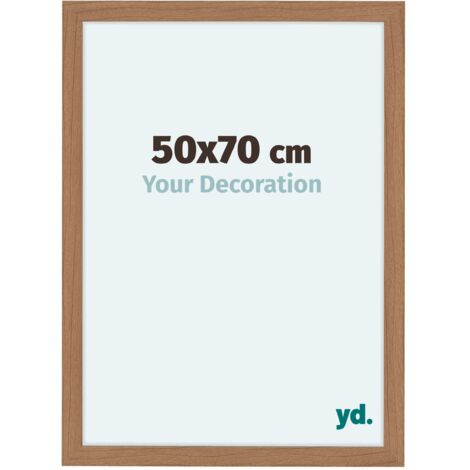 yd. - Cadre photo 50x70 - Noyer clair - MDF - Como