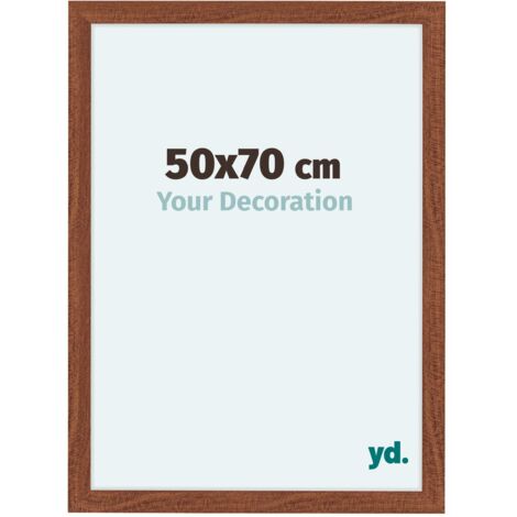 yd. - Cadre photo 50x70 - Noyer - MDF - Como