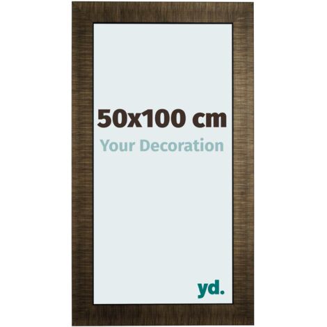 yd. - Cadre photo 50x75 - Champagne Brosse - Bois - Leeds