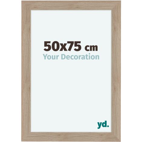 yd. - Cadre photo 50x75 - Chene Clair - MDF - Como