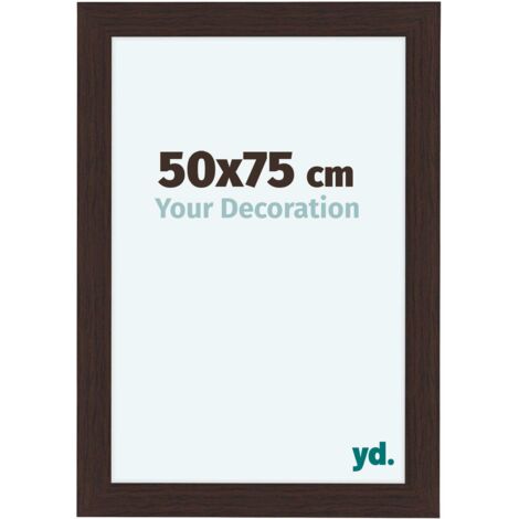 yd. - Cadre photo 50x75 - Chene Fonce - MDF - Como
