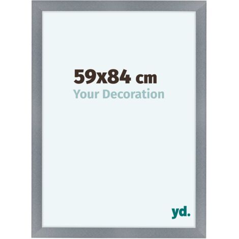 yd. - Cadre photo 59x84 - Aluminium Brosse - MDF - Como