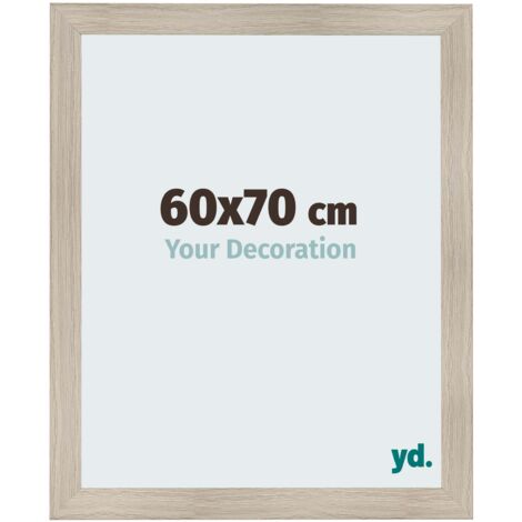 yd. - Cadre photo 60x70 - Chene Clair - MDF - Pisa