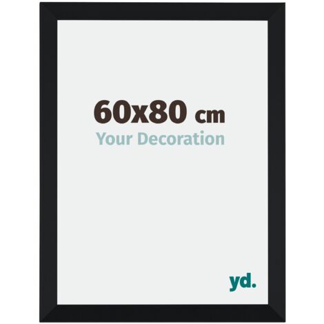 yd. - Cadre photo 60x80 - Noir Mat - MDF - Catania