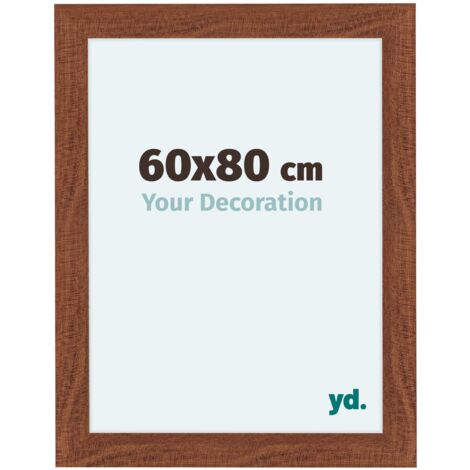 yd. - Cadre photo 60x80 - Noyer - MDF - Como