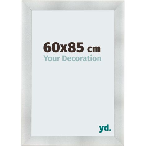yd. - Cadre photo 60x85 - Aluminium Brosse - MDF - Pisa