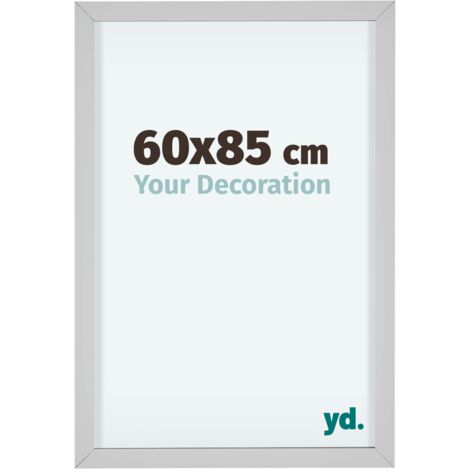 yd. - Cadre photo 60x85 - Blanc - Aluminium - Virginia
