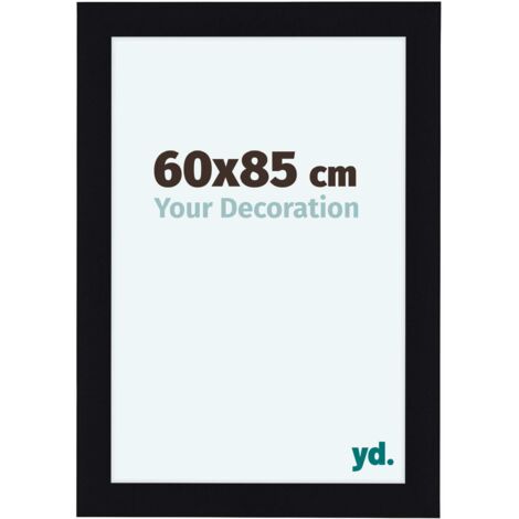 yd. - Cadre photo 60x85 - Noir Brillant - MDF - Como