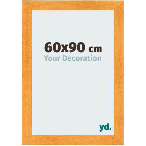 yd. - Cadre photo 60x90 - Orange - MDF - Pisa