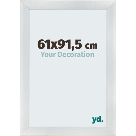 yd. - Cadre photo 61x91.5 - Argent Mat - MDF - Pisa