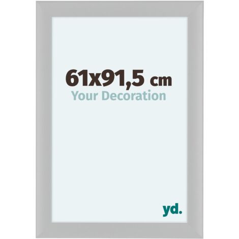 yd. - Cadre photo 61x91.5 - Blanc Brillant - MDF - Como