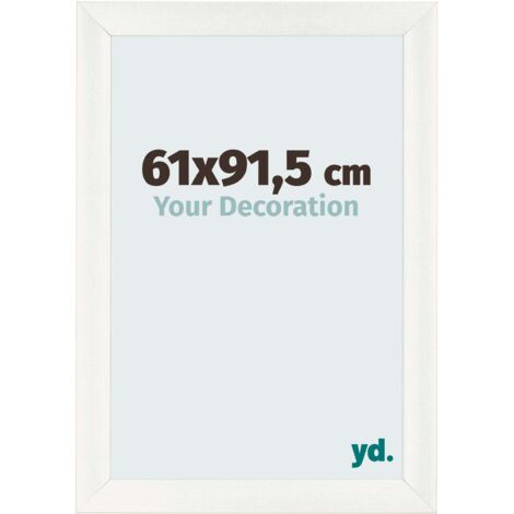 yd. - Cadre photo 61x91.5 - Blanc Patine - MDF - Pisa