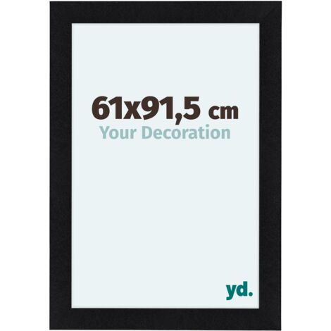 yd. - Cadre photo 61x91.5 - Noir Mat - MDF - Como