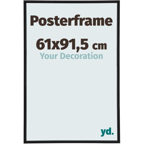 yd. - Cadre photo 61x91.5 - Noir Mat - Plastique - Paris