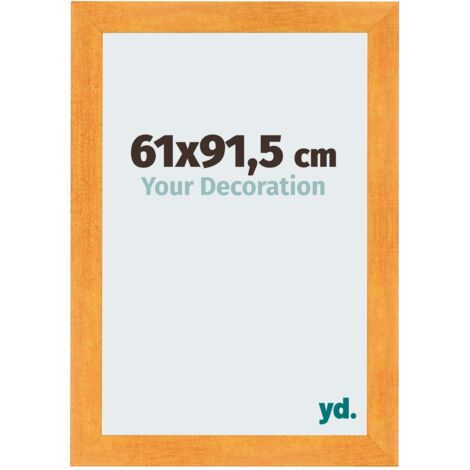 yd. - Cadre photo 61x91.5 - Orange - MDF - Pisa