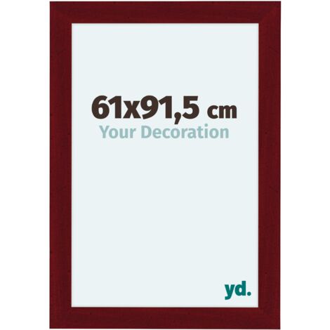 yd. - Cadre photo 61x91.5 - Vin Rouge Patine - MDF - Como