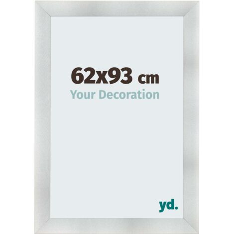 yd. - Cadre photo 62x93 - Aluminium Brosse - MDF - Pisa