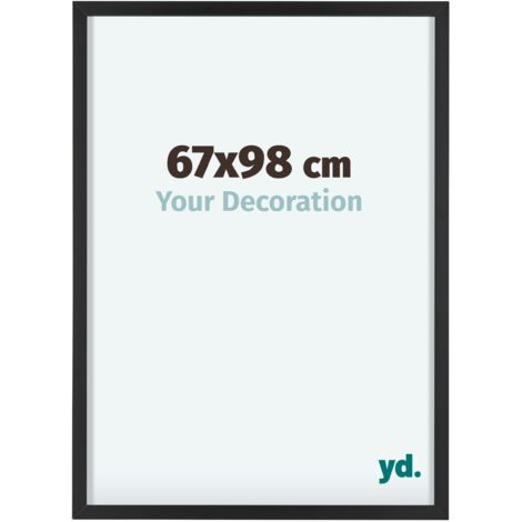 yd. - Cadre photo 67x98 - Noir - Aluminium - Virginia