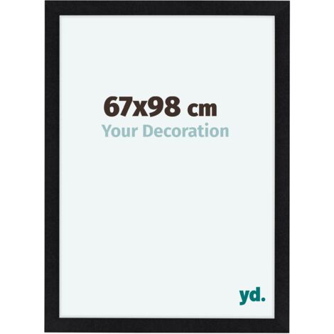 yd. - Cadre photo 67x98 - Noir Mat - MDF - Como