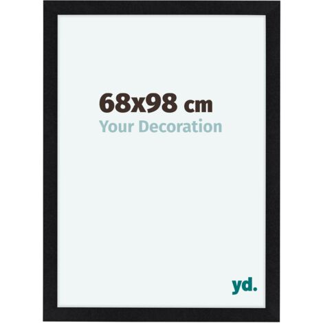 yd. - Cadre photo 68x98 - Noir Mat - MDF - Como