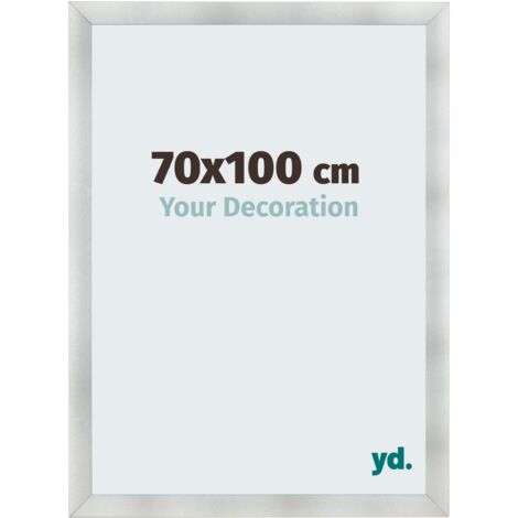yd. - Cadre photo 70x100 - Aluminium Brosse - MDF - Pisa