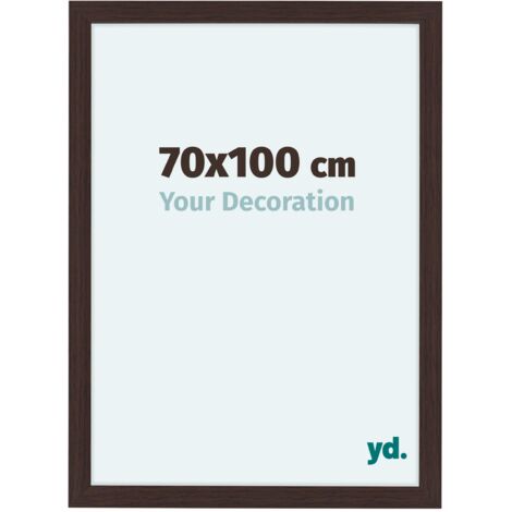yd. - Cadre photo 70x100 - Chene Fonce - MDF - Como