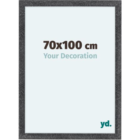 yd. - Cadre photo 70x100 - Gris Patine - MDF - Como