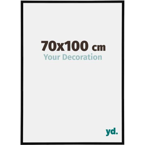 yd. - Cadre photo 70x100 - Noir Brillant - Plastique - Annecy
