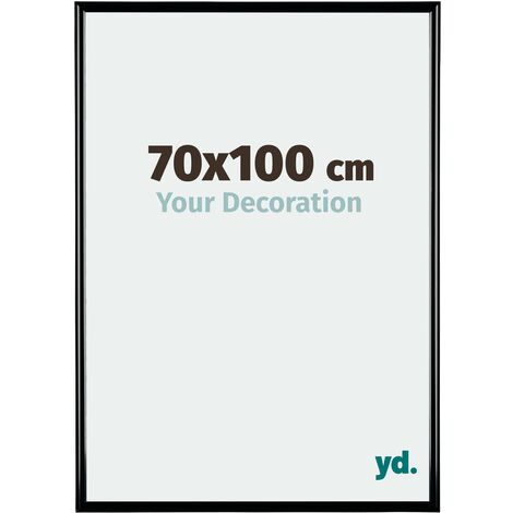 yd. - Cadre photo 70x100 - Noir Brillant - Plastique - Bordeaux