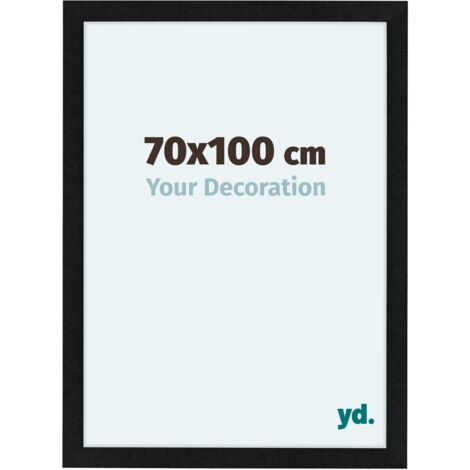 yd. - Cadre photo 70x100 - Noir Mat - MDF - Como