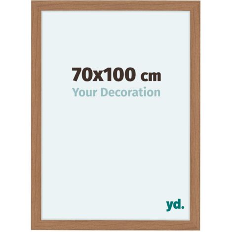yd. - Cadre photo 70x100 - Noyer clair - MDF - Como