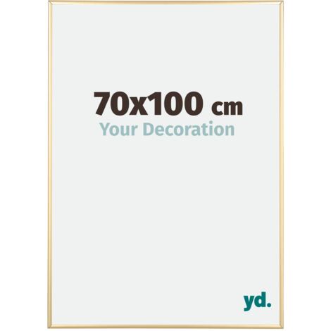 yd. - Cadre photo 70x100 - Or - Aluminium - Kent