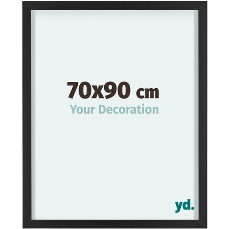 yd. - Cadre photo 70x90 - Noir - Aluminium - Virginia