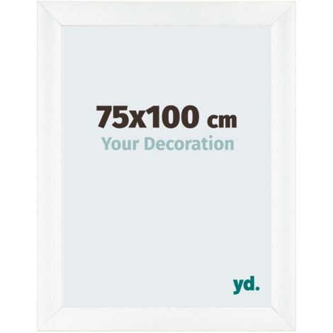 yd. - Cadre photo 75x100 - Blanc Mat - MDF - Pisa