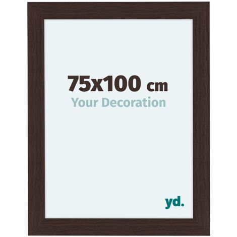 yd. - Cadre photo 75x100 - Chene Fonce - MDF - Como
