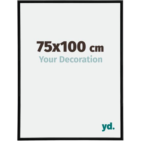 yd. - Cadre photo 75x100 - Noir Brillant - Plastique - Annecy