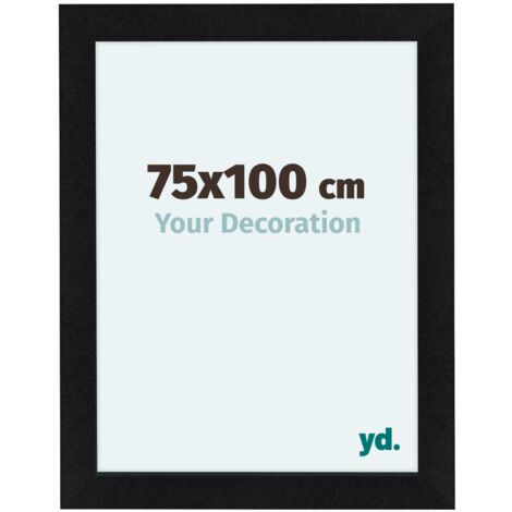 yd. - Cadre photo 75x100 - Noir Mat - MDF - Como
