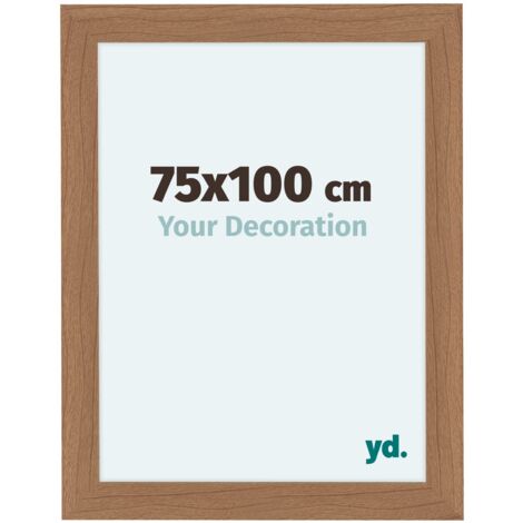 yd. - Cadre photo 75x100 - Noyer clair - MDF - Como