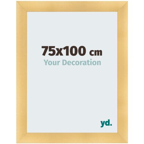 yd. - Cadre photo 75x100 - Or Mat - MDF - Pisa