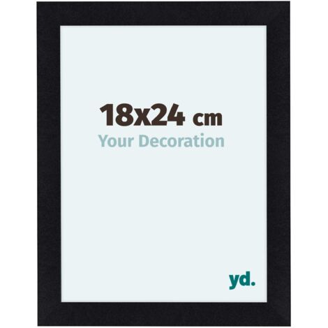 yd. - Cadre photo 75x98 - Noir Mat - MDF - Como