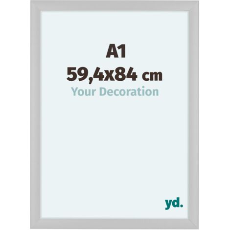 yd. - Cadre photo A1 59.4x84 - Blanc Brillant - MDF - Como