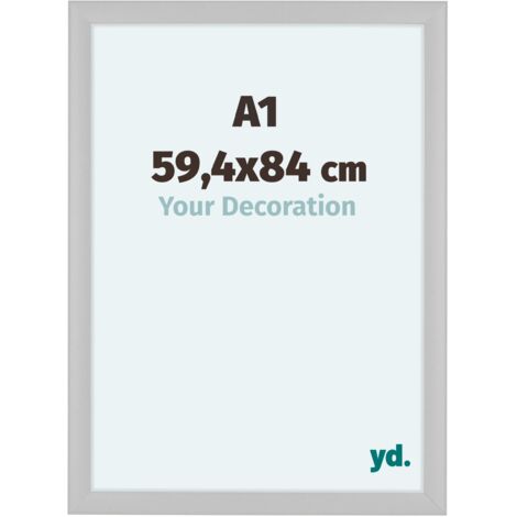 yd. - Cadre photo A1 59.4x84 - Blanc Mat - MDF - Como